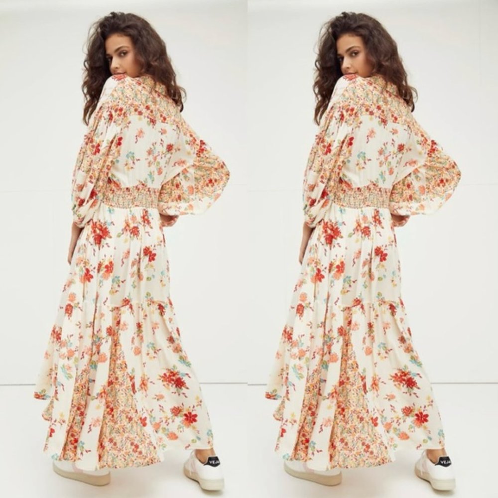 Free People Prairie Punk Shirt Dress